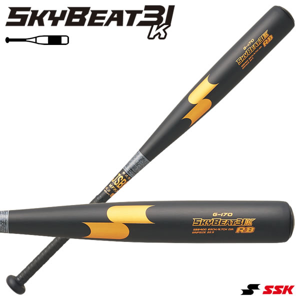 乐天商城 - エスエスケイ（SSK） SBB4100 一般軟式金属製バット スカイビート 31K M号球対応 ミドルバランス 高校軟式野球使用可 SKYBEAT 野球 2026SS