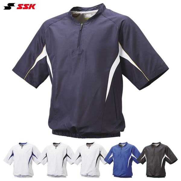 Rakuten - エスエスケイ（SSK） BWP2411H ハーフZIP半袖裏メッシュプレジャン 野球 2026SS