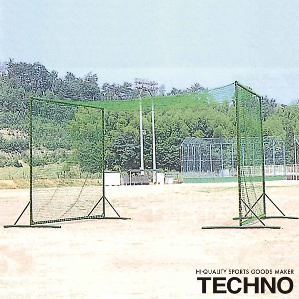 ≪メーカー直送≫テクノ（TECHNO） 1-33-211 バッティングゲージP型 送料別途見積り 受注生産 野球 ソフ..