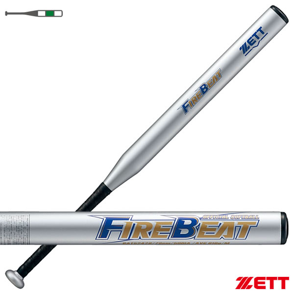 Rakuten - ゼット（ZETT） BAT52428 ソフトボール用金属製バット ファイヤービート 78cm ミドルバランス 11インチ(2号)/ゴムボール用 FIREBEAT 2026SS