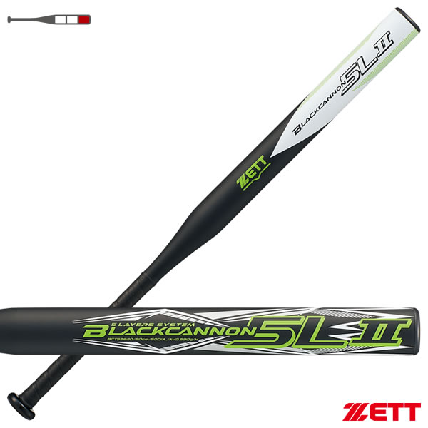 1號 - ゼット（ZETT） BCT52618 ソフトボール用FRP製バット ブラックキャノン 5L II 78cm ヘッドバランス 11インチ(2号)/ゴムボール用 BLACKCANNON 2026SS