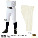 ゼット(ZETT) BU518CP 試合専用ユニフォームパンツ ショートフィット プロステイタス 20%OFF 野球用品 2024SS