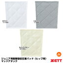 <メール便対応>ゼット(ZETT) PA250HJ ジュニア用衝撃吸収圧着パッド ヒップ用 縫い付け用 マッドアタック加工 20%OFF 野球用品 2024SS