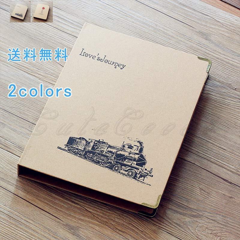 アルバム 台紙30枚 スクラップブック スクラップアルバム フォトアルバム フォトブック メモリーブック..