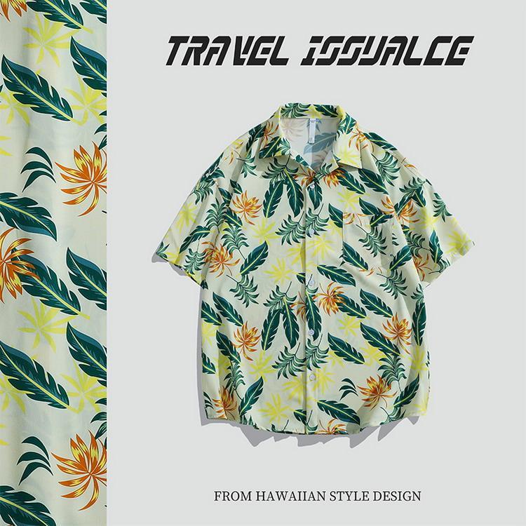 ハワイシャツ 清涼 メンズ 開襟シャツ 涼シャツ アロハシャツ カジュアルシャツ アロハ シャツ 涼しい ..