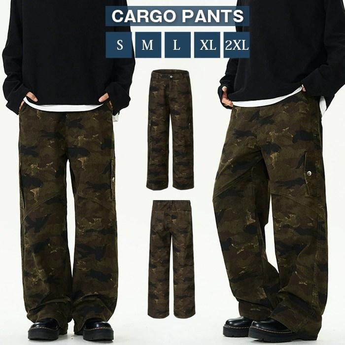 カーゴパンツ 迷彩 メンズ レディース 大きいサイズ ゆったり