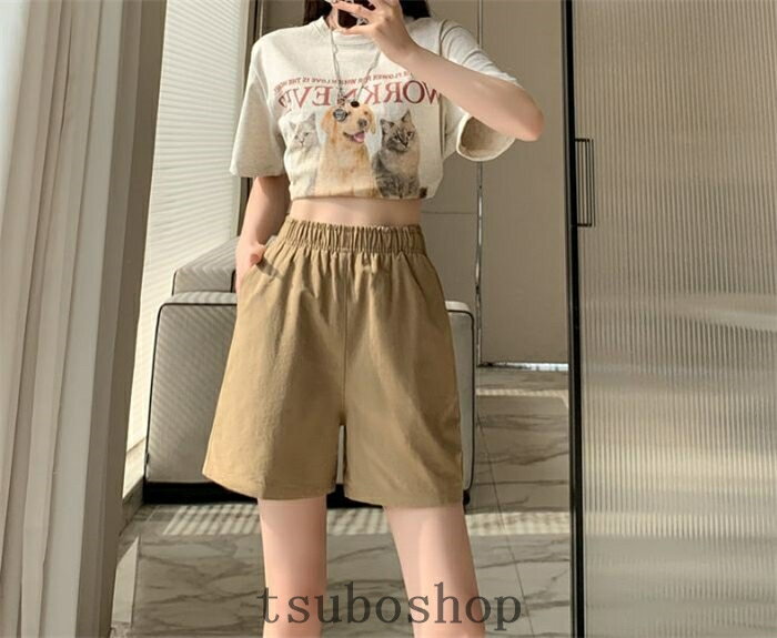 ショートパンツ 短パン スポーツ 夏 レディース ゴム 伸縮性 吸汗 ヨガウェア 柔らかい 夏場に走る用 ランニング 体育 用途自由 旅行にも 切り替え 薄手 ルームウェア ヨガ ランニング