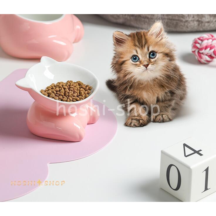 犬 猫用 食器 フードボウル 皿 お皿 犬 (小型犬)にも フードボール 高さがある 食べやすい 餌 エサ 餌..