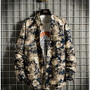 花柄シャツ メンズ シャツ 長袖 柄シャツ 春物 ボタンダウンシャツ アロハシャツ 開襟シャツ アウター お兄系 トップス 秋 おしゃれ ストリート