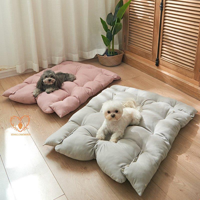 ペットベッド 冬用 猫ベッド 犬 洗える ペット用寝袋 ベッド 秋冬 四季 ホットドッグ マット 猫 猫寝床..