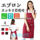 エプロン おしゃれ 大きいサイズ かぶるだけ 防水 黒 保育士 ワンピース メンズ ワークエプロン カフェ
