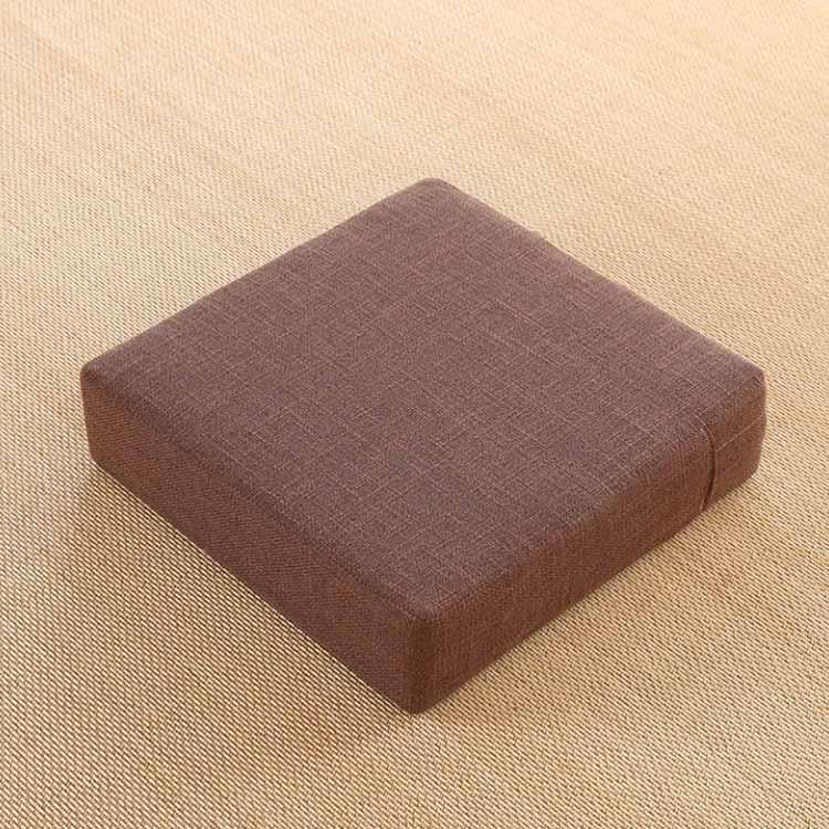 座布団 座椅子 フロアクッション 座イス 底付き感なし へたりにくい 四角 クッション 厚み10cm クッション 無地 カバー洗える 角型 正方形 硬 [3]