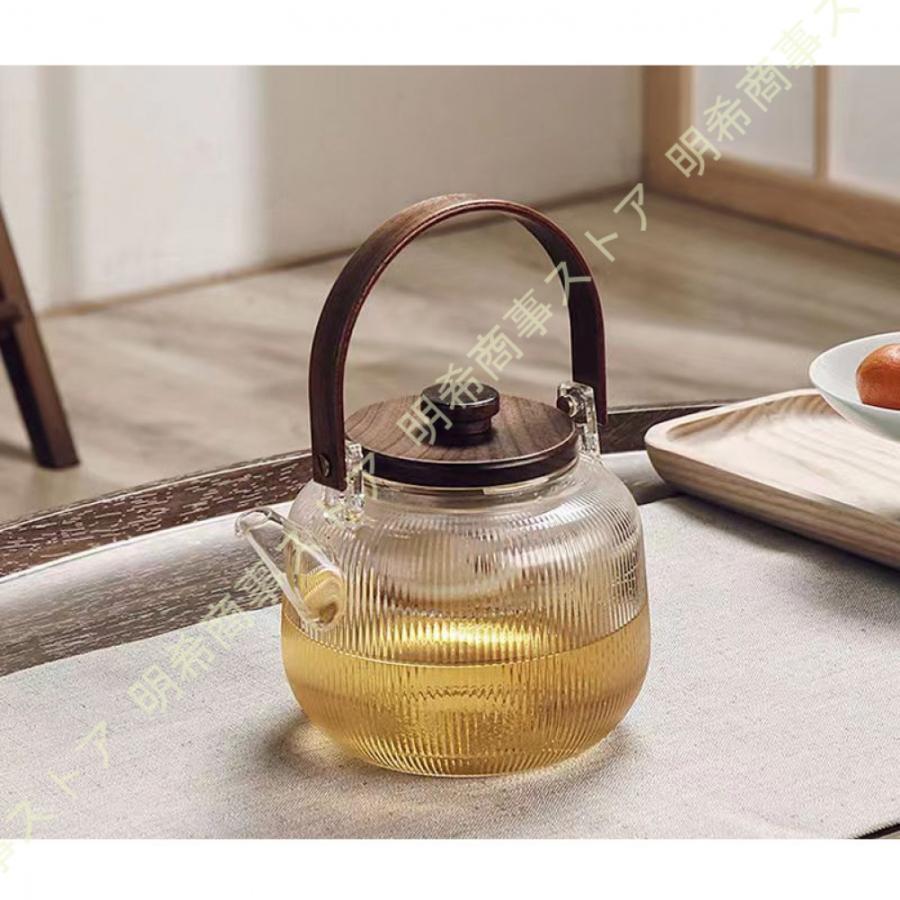 ティーポット 紅茶ポット 耐熱ガラス 急須 茶こし付き 茶こし ガラス 透明 きれい ティーフォーツー お茶用品 割れにくい オシャレ ハーブティー 茶器