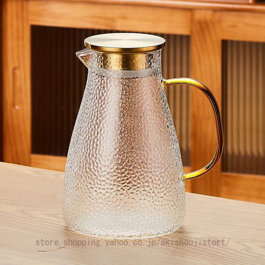 茶急須 耐熱ガラス製 冷水筒 冷水ポット 直火電気ケトル対応 ティーポット 洗いやすい 透明 電子レンジ 食洗機対応 耐熱ガラス 茶こし付き ガラス製