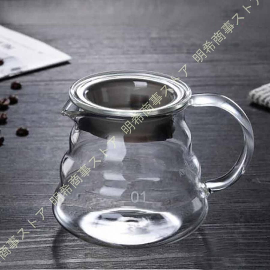 コーヒーポット 耐熱ガラス ウッドブラケット ガラスフィルタ 北欧 ガラス急須 冷水筒 おしゃれ ガラスポット キッチン雑貨 花茶 蒸茶 ティーサーバー カフェ