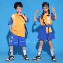 キッズダンス衣装 ヒップホップ 男の子 女の子 韓国子供服 HIPHOP 夏 ジャズダンス ステージ衣装 jazz 練習着 上下セット 半袖 Tシャツ