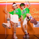 ダンス衣装 ヒップホップ 男の子 女の子 韓国 HIPHOP セット キッズダンス衣装 子供服 応援団 男女兼用 jazz 体操服 練習着 チアガール 団体服 原宿系 Tシャツ