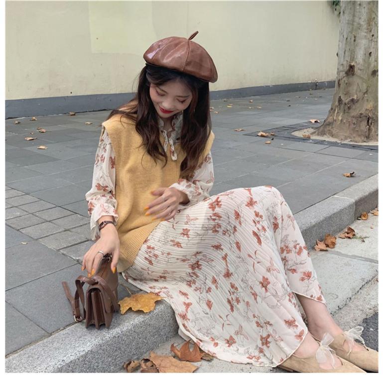 2点セット 春秋冬 ニットベスト レディースニットベスト ビジネス セーター カジュアル シンプル 洗える ビジネスベスト 女性 インナー ニットチョッキ