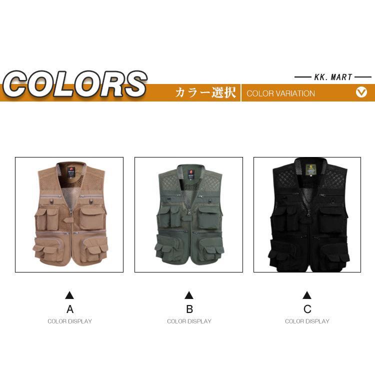 フィッシングベスト メンズベスト お釣り メッシュ アウトドア トップス 多機能ベスト お釣りベスト アウトドア 登山 渓流　大人気 新作