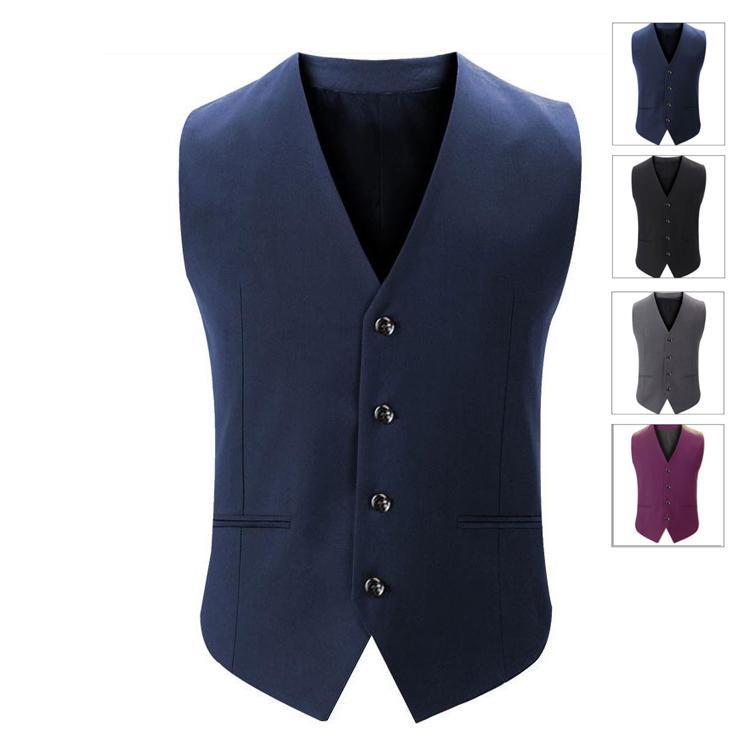 春夏秋冬 ベスト メンズ スーツベスト チョッキ ビジネス レギュラー vest フォーマルベスト 細身 紳士服 ジレベスト