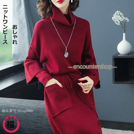 ニットワンピース ハイネック ロングワンピース 無地 ロング丈 マキシ丈 暖かい レディース 秋冬 ゆったり カジュアル おしゃれ ニットワンピース ハイネック ロングワンピース 無地 ロング丈 マキシ丈 暖かい レディース 秋冬 ゆったり カジュアル おしゃれ