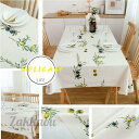 綿麻 鳥柄 テーブルクロス 140×220cm new かわいい 文芸風 食卓カバー 防塵 耐熱 厚手 洗える 装飾