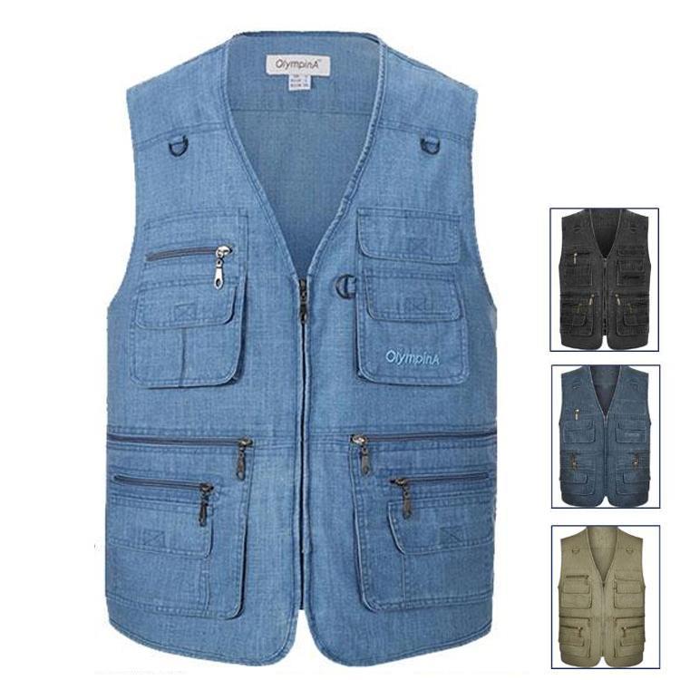 アウトドアベスト メンズ 多機能ベスト 作業服 お釣り 撮影 登山旅行 登山 大人気 春 夏 カジュアル カメラマン マウンテンベスト