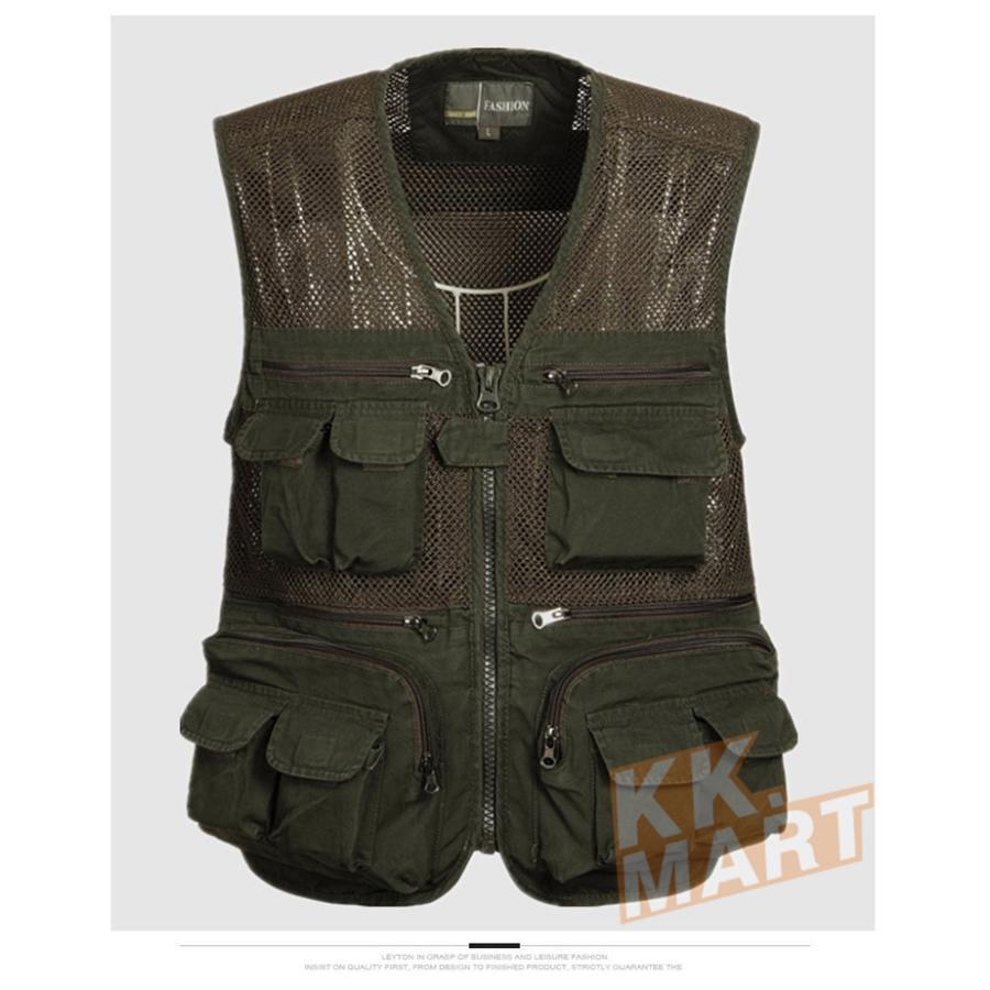 フィッシングベスト メンズベスト お釣り メッシュ アウトドア トップス 多機能ベスト お釣りベスト アウトドア 登山 渓流　大人気 新作