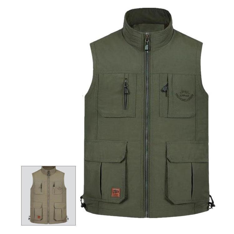 アウトドアベスト メンズ 多機能ベスト 作業服 お釣り 撮影 登山旅行 登山 大人気 春 夏 カジュアル カメラマン マウンテンベスト