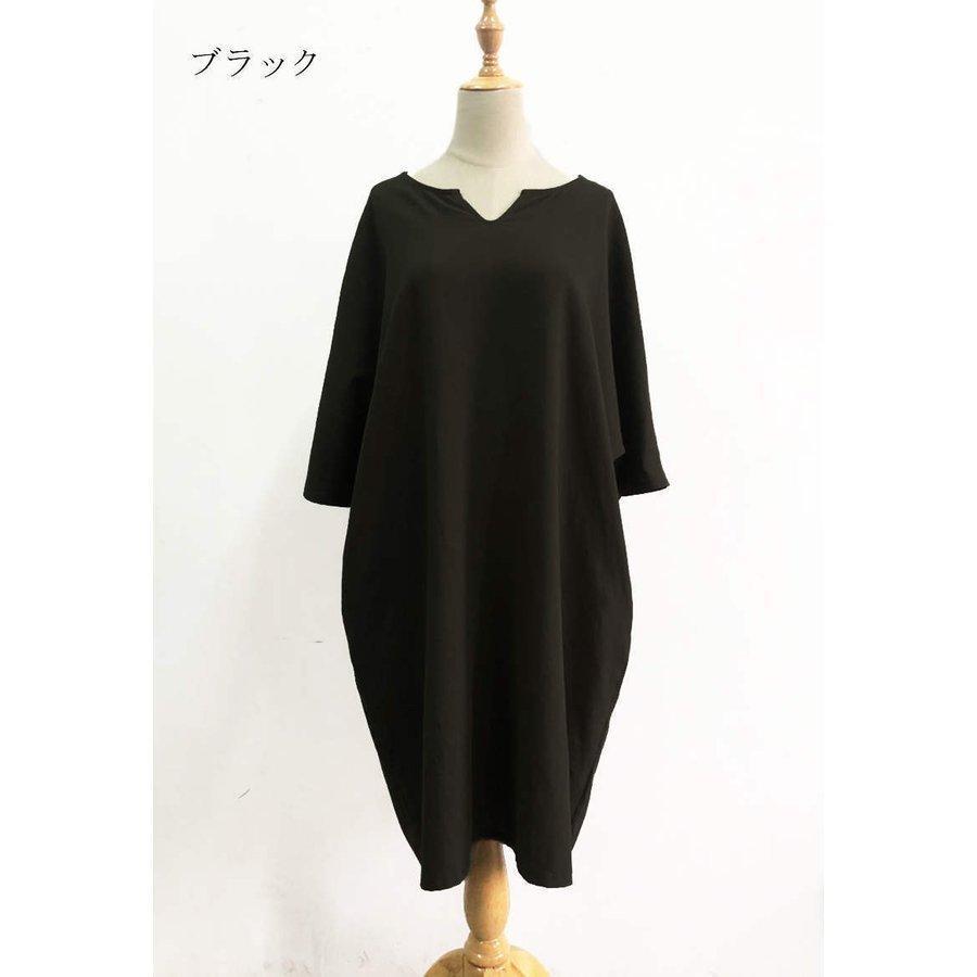 ワンピース 半袖 チュニック ロングシャツ レディース 夏 プルオーバー シャツワンピース 大きいサイズ ゆるシルエット 体型カバー 無地 30代 40代