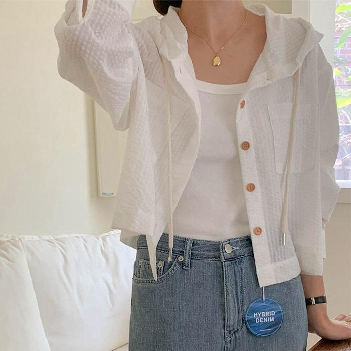 シャツ パーカー フード付き 長袖 ストライプシャツ カジュアル フード付きシャツ