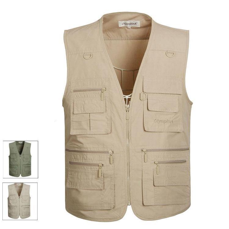 アウトドアベスト メンズ 多機能ベスト 作業服 お釣り 撮影 登山旅行 登山 大人気 春 夏 カジュアル カメラマン マウンテンベスト