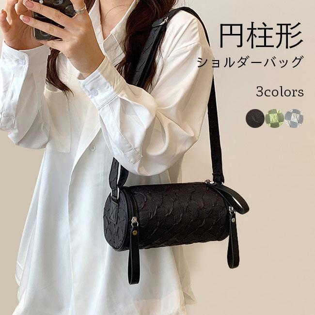 乐天商城 - 送料無料 ショルダーバッグ 円柱 チェック柄 レディース バッグ 斜め掛け ボストンバッグ 筒型 ポシェット ファッションバッグ 大容量 幅広肩ベルト
