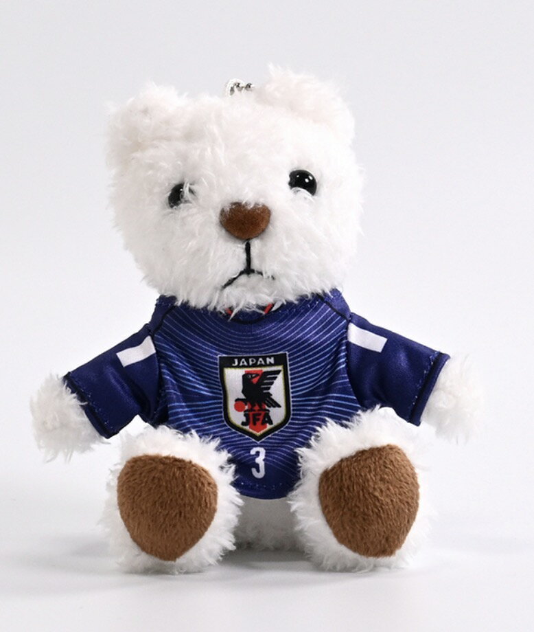 サッカー日本代表 ユニフォームベアキーホルダー