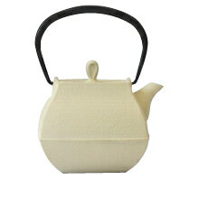 壱鋳堂 南部鉄器 急須◎送料無料◎ 壱鋳堂・ティーポット 石庭 Sekitei プレミアムアイボリー 工芸品 国産 日本製 伝統工芸 鉄製 ホーロー 手入れがラク 和食器 プレゼント 贈り物 贈物 かわいい おしゃれ