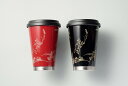 URUSHI MOBILE TUMBLER（うるしモバイルタンブラー）鳥獣戯画（ちょうじゅうぎが） / SHU（朱）・ KURO（黒）持ち歩ける「スクリュー式」のフタを採用しました【誕生日 / 還暦祝い / プレゼント / ギフト】 1