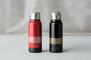 URUSHI UmbrellaBottle mini（うるしアンブレラボトル・ミニ）市松（いちまつ）/ SHU（朱）・KURO（黒）持ち運びがしやすいミニサイズのボトルタイプ（水筒）です