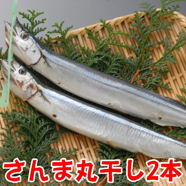 さんま丸干し2本、沼津無添加サンマひもの（国産秋刀魚干物産地直送）