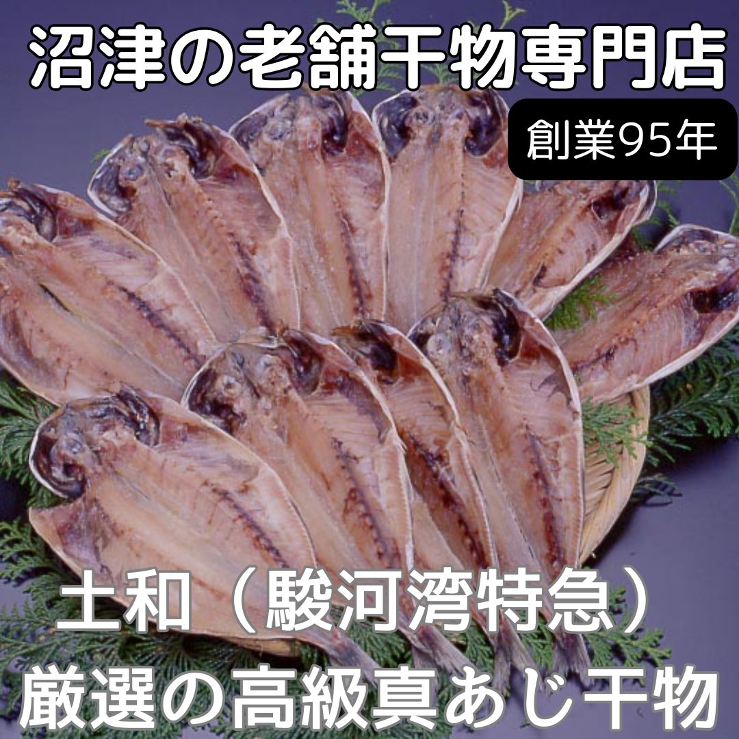 沼津干物セット(無添加ひもの詰め合わせ)特選真あじ10枚セット