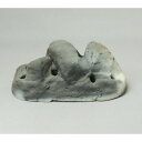 竹炭山型剣山(大・丸)【茶道具・いけばな・剣山】
