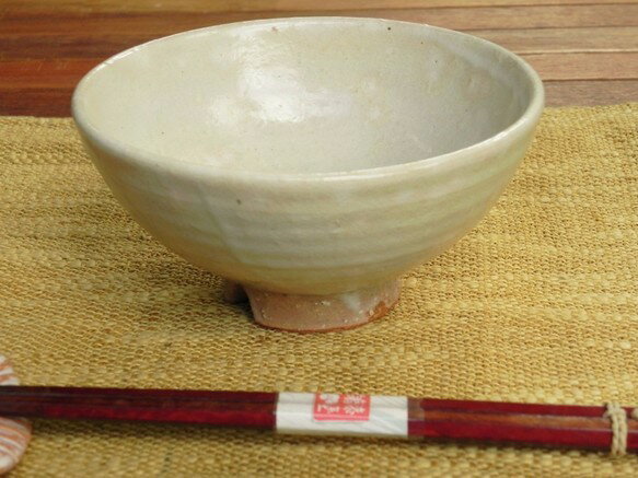 萩焼・御本手（ごほんで）の飯茶碗・大