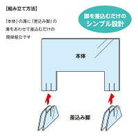 アクリルパーテーション組立