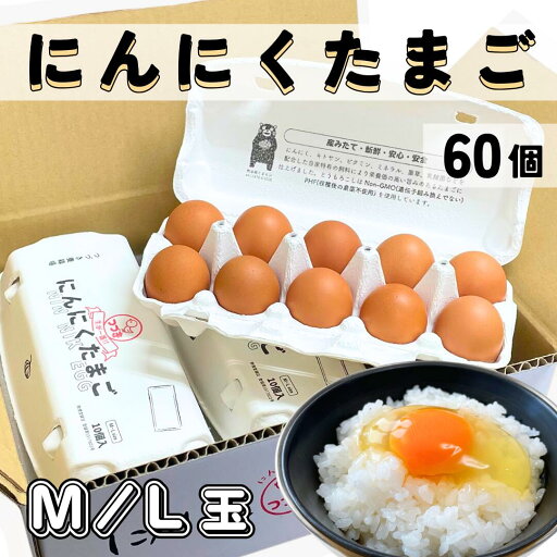 楽天スーパーセール6/3(火)20:00~6/11(火)1:59まで40%OFF★にんにくたまご 60個入 卵 10個入り×6パック つづき養鶏場 高級卵 タマゴ 鶏卵 生卵 玉子 お取り寄せ ブランド卵 卵かけごはん 卵かけご飯 おいしい 美味しいたまご ギフト 熊本県 国産 こだわり生食用 九州産 楽天スーパーセール6/3(火)20:00~6/11(火)1:59まで40%OFF★にんにくたまご 60個入 卵 10個入り×6パック つづき養鶏場 高級卵 タマゴ 鶏卵 生卵 玉子 お取り寄せ ブランド卵 卵かけごはん 卵かけご飯 おいしい 美味しいたまご ギフト 熊本県 国産 こだわり生食用 九州産