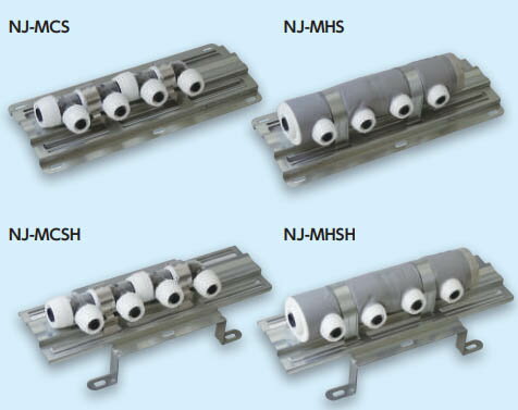 10個セット NJ－MHS ワンタッチ金属架台セット 2－5口用 保温材付用