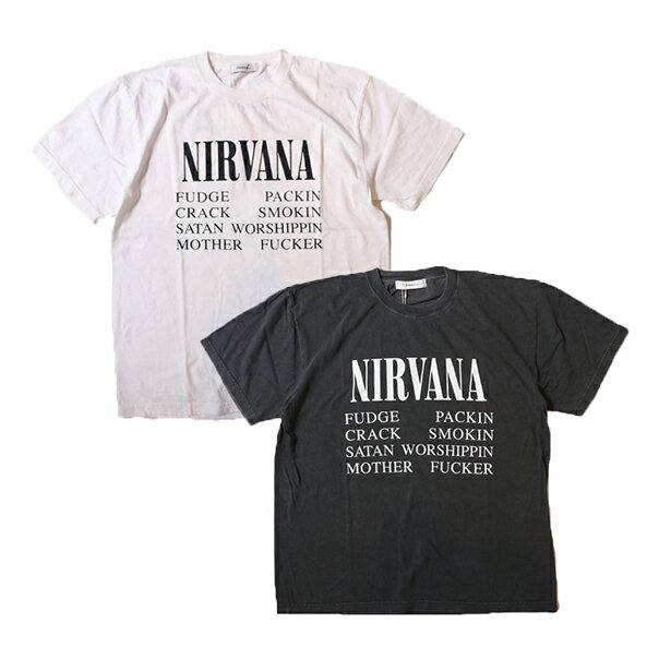 JOHNBULL NIRVANA FUDGE PACKIN Tシャツ（ホワイト）（ブラック）[JT251C14]