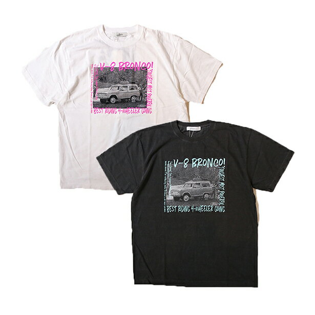 JOHNBULL FORD Tシャツ（ホワイト）（ブラック）
