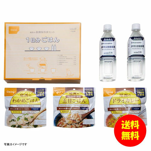 ギフト 尾西食品 長期保存食セット 1日分ごはん 3046 【送料無料 北海道・沖縄・東北 別途加算】 [結婚内祝い 新築内祝い 快気内祝い 引越内祝い 出産内...