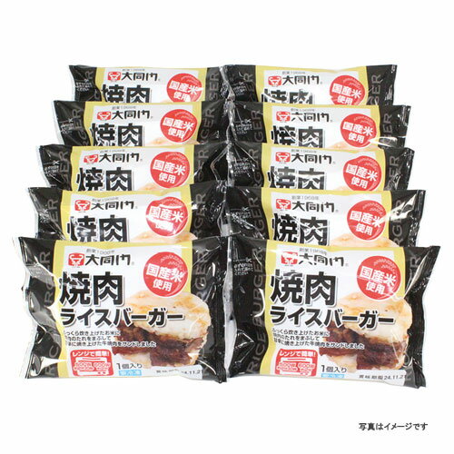 ギフト 大同門 焼肉ライスバーガー10個セット EG-DDR10 【送料無料 北海道・沖縄・東北 別途加算】 [結..