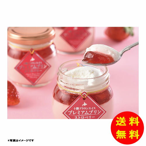御歳暮 十勝ドルチェ 十勝いちごプレミアムプリン冷凍 TPP-6 【送料無料 北海道・沖縄・東北 別途加算】(4)