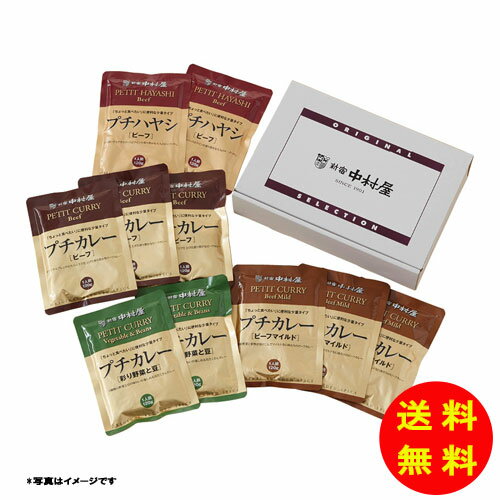 御歳暮 新宿中村屋 プチカレー・ハヤシセット常温 QN-P10 【送料無料 北海道・沖縄・東北 別途加算】